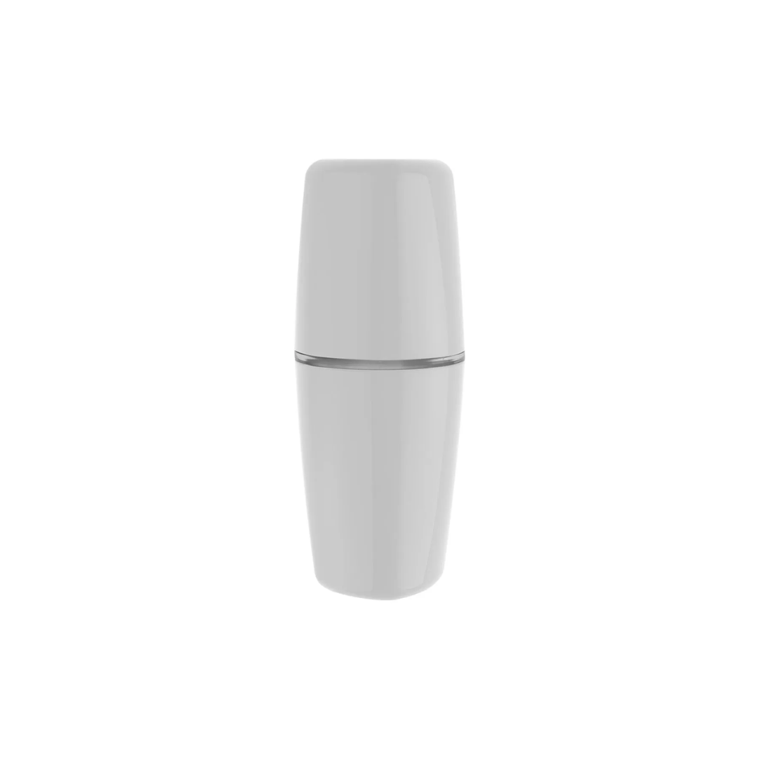 Jogo De Banheiro Porta Escova e Porta Sabonete Liquido Tule Branco