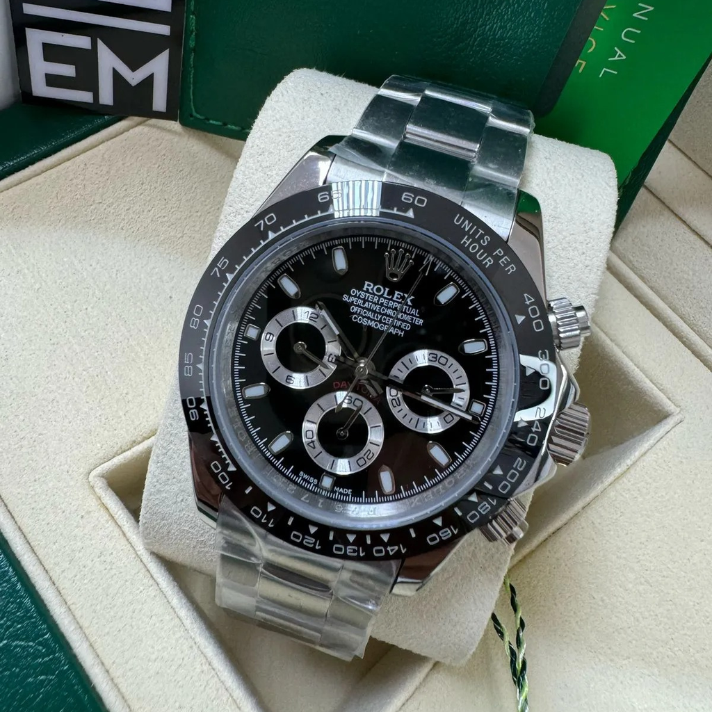 Rolex Daytona 126500 – Stainless Steel 904L – Black Dial