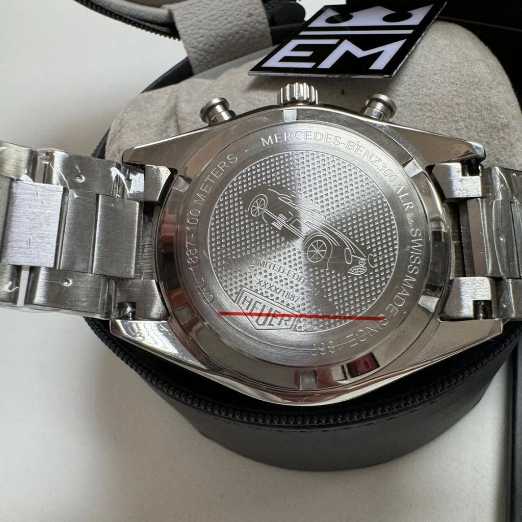 TAG Heuer Carrera Chronograph – Black | Stainless Steel Bracelet