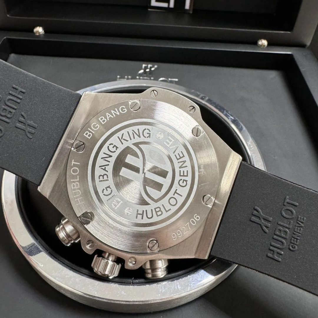 Big Bang Unico Black Silver Skeleton