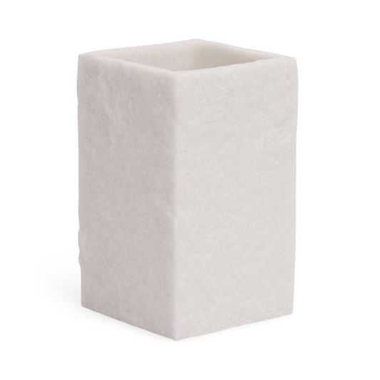 Copo Porta Objetos em Polirresina Branca 11cm