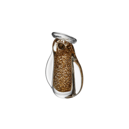 Figura de Nossa Senhora de Vidro Dourado 10cm