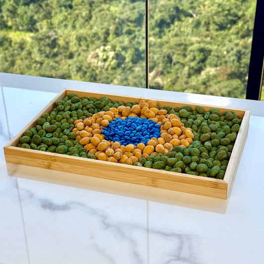 Bandeja em Bambu Nature 22cm X 14cm