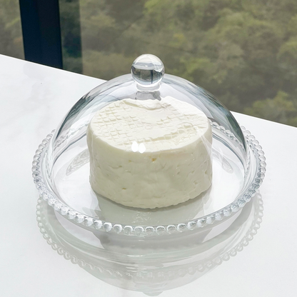 Kit Mesa Posta Cristal Pearl Bolinha 6 Peças