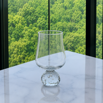 Jogo 6 Taças Base Esfera para Vinho Transparente 440ml