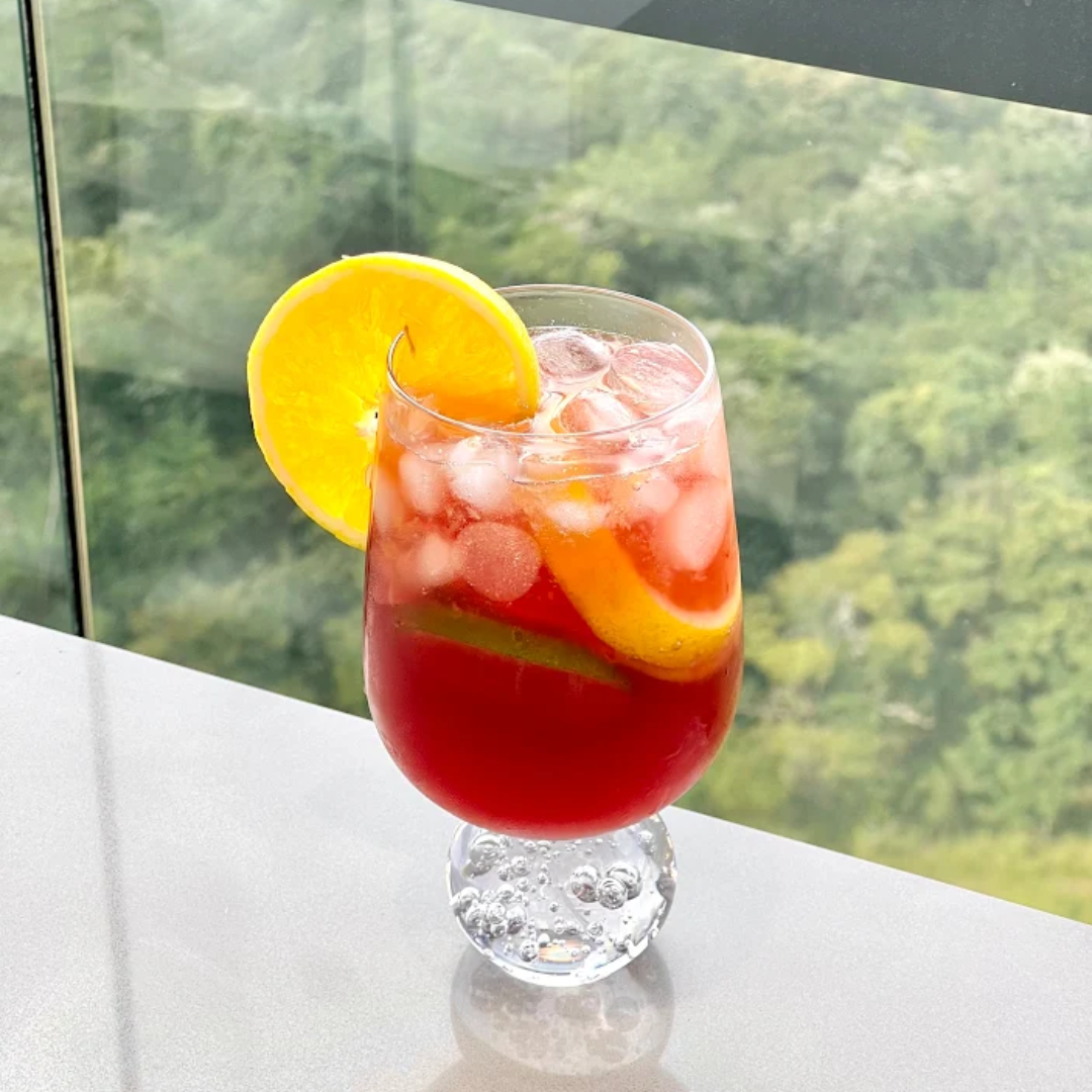 Taça Copo para Vinho Vidro com Base Esfera Transparente 540ml