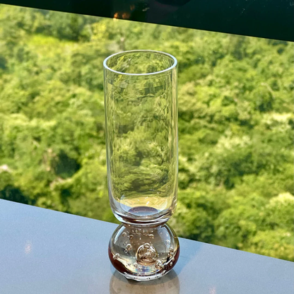 Jogo 6 Taças Base Esfera para Champanhe Âmbar 250ml