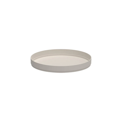 Organizador Giratório Lume Plástico Bege 25,5cm