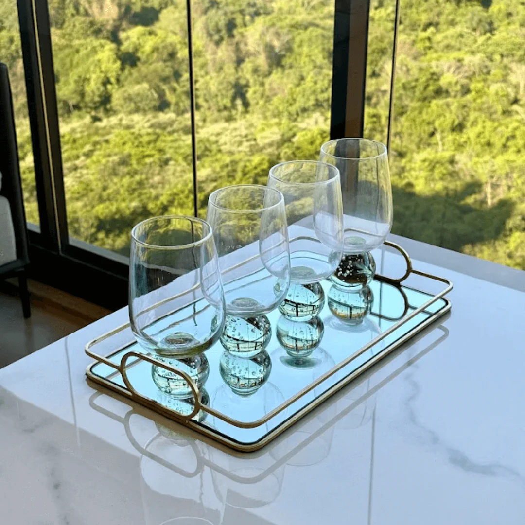 Jogo 6 Taças Base Esfera para Vinho Verde 540ml