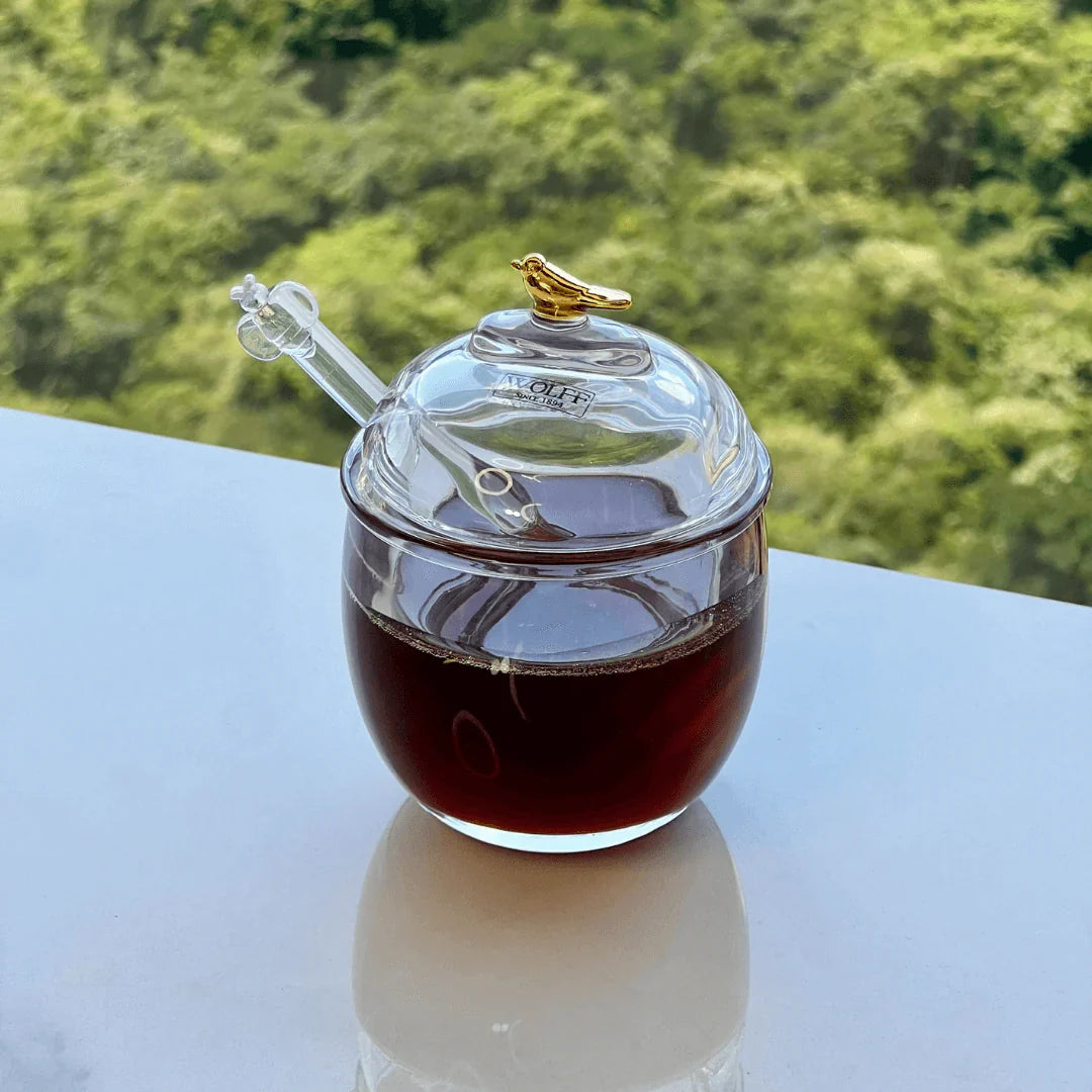 Kit Açucareiro + Meleira Golden Bird 2 Peças