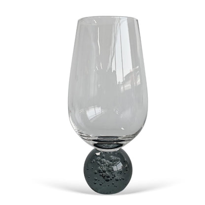 Jogo 6 Taças Base Esfera Fume e Transparente 550ml